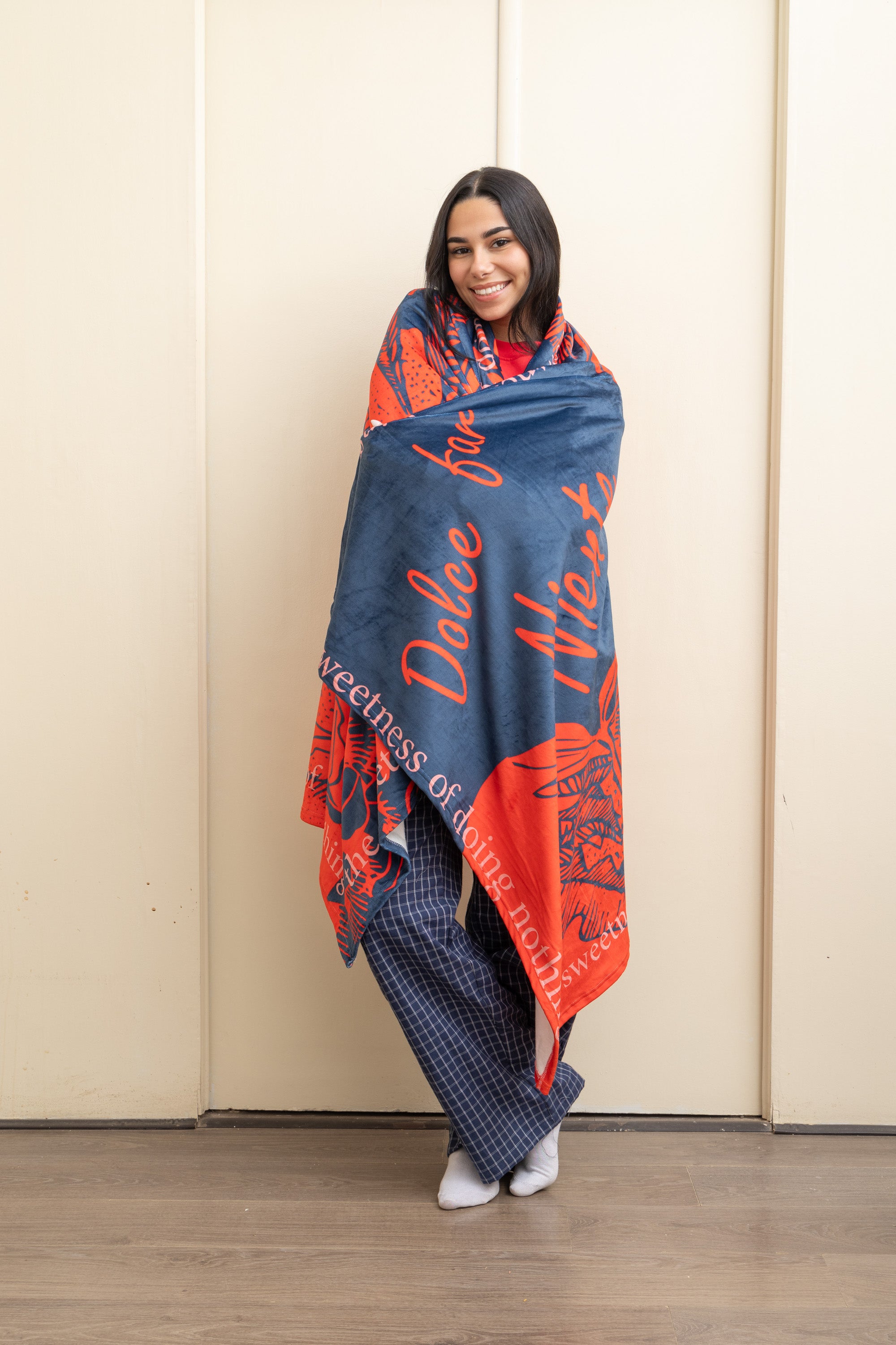 Image of Dark Blue Blanket – Softness You’ll Love to Snuggle In